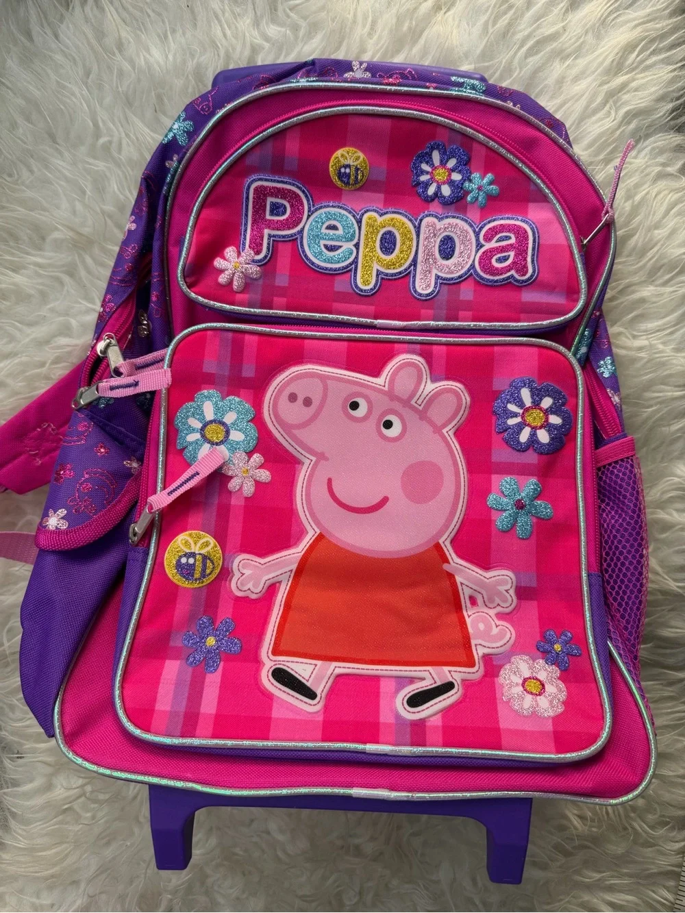 Peppa Pig Backpack with Wheels for Girls